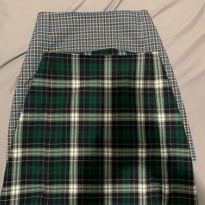 BUNDLE of brandy Melville plaid skirts
